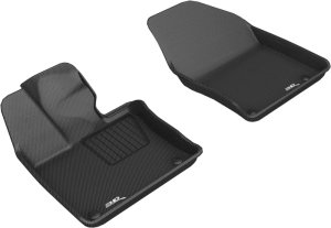 Lexus UX Floor Mats - Front - 3D MAXpider - Kagu - Black - `19-`20
